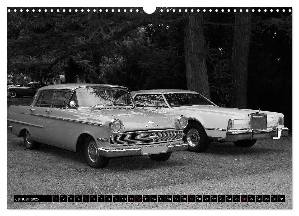 Bild: 9783435580187 | Automobile vergangener Jahrzehnte (Wandkalender 2025 DIN A3 quer),...