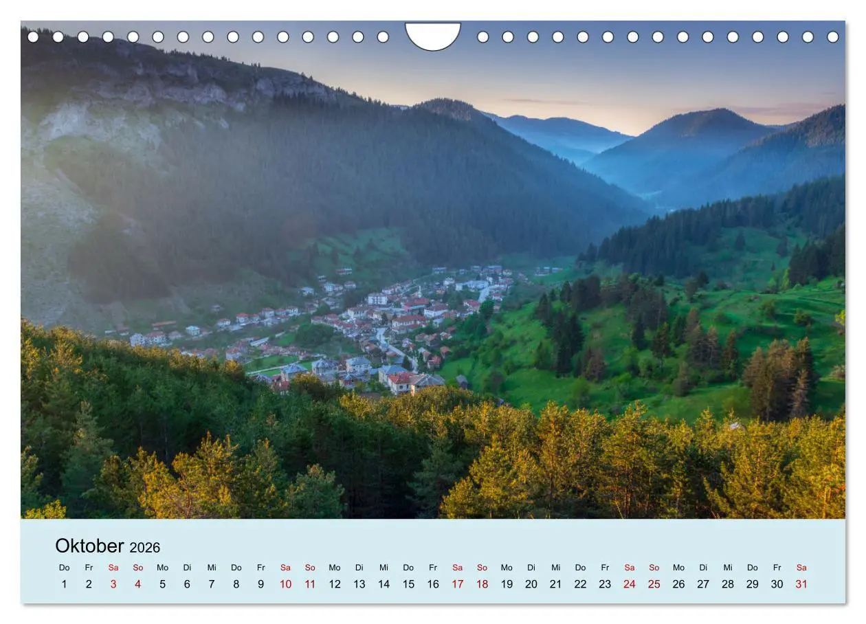 Bild: 9783457670187 | Unbekanntes Bulgarien (Wandkalender 2026 DIN A4 quer), CALVENDO...