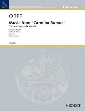 Cover: 9790001150187 | Music from Carmina Burana | Fortuna Imperatrix Mundi | Carl Orff