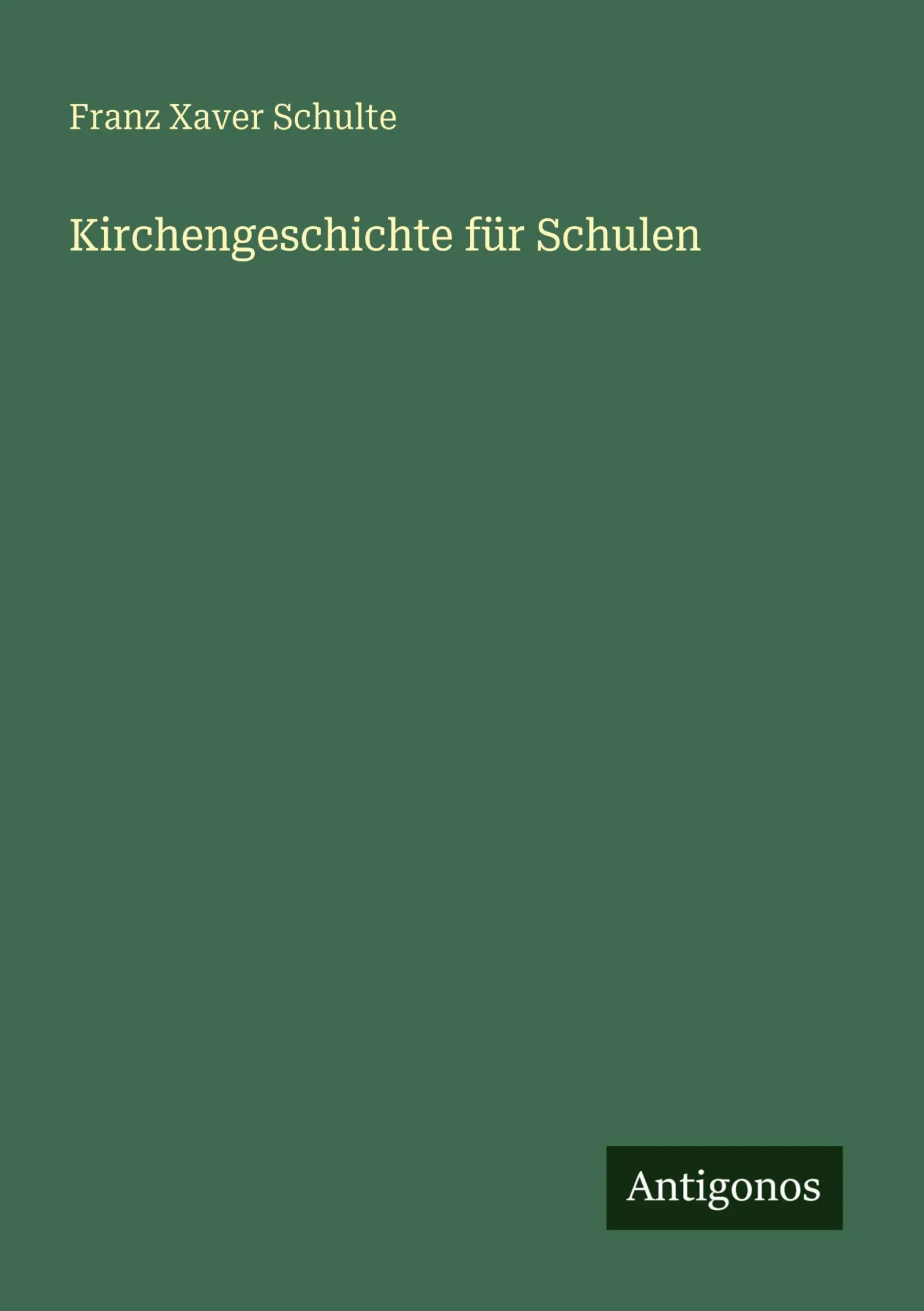 Kirchengeschichte für Schulen