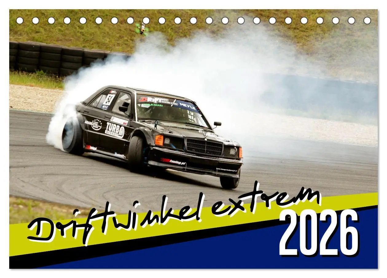 Cover: 9783457660287 | Driftwinkel Extrem (Tischkalender 2026 DIN A5 quer), CALVENDO...