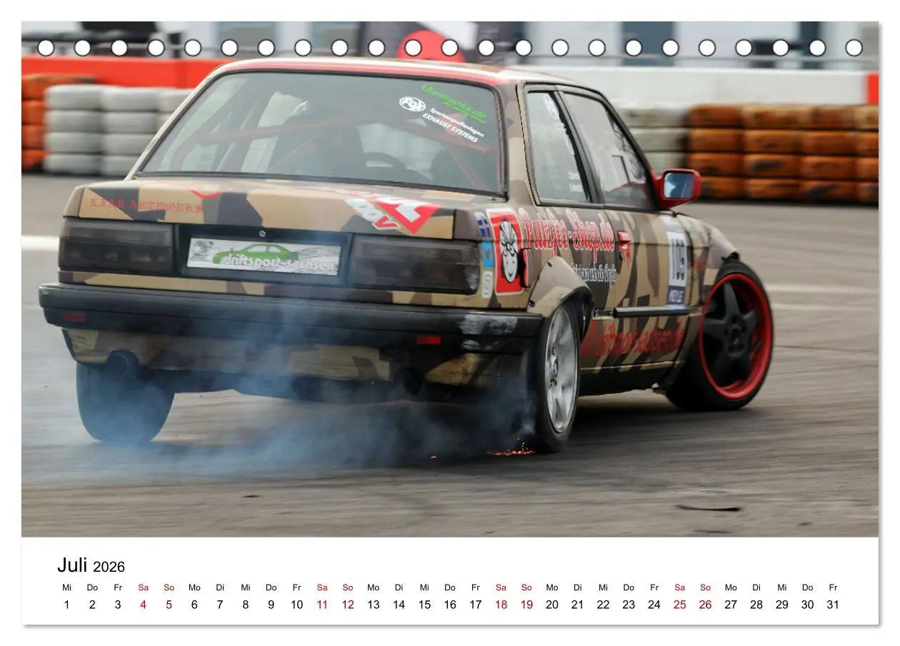 Bild: 9783457660287 | Driftwinkel Extrem (Tischkalender 2026 DIN A5 quer), CALVENDO...