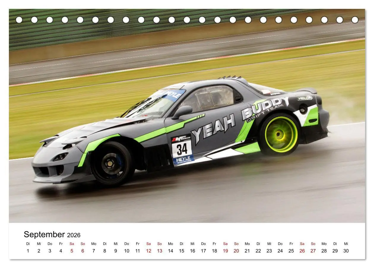 Bild: 9783457660287 | Driftwinkel Extrem (Tischkalender 2026 DIN A5 quer), CALVENDO...
