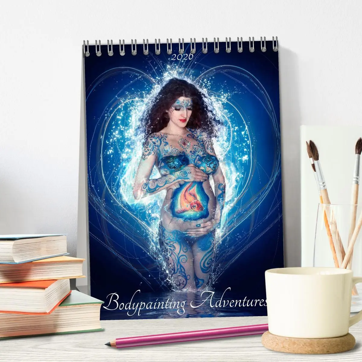 Bild: 9783516370287 | Bodypainting Adventures (Tischkalender 2026 DIN A5 hoch), CALVENDO...