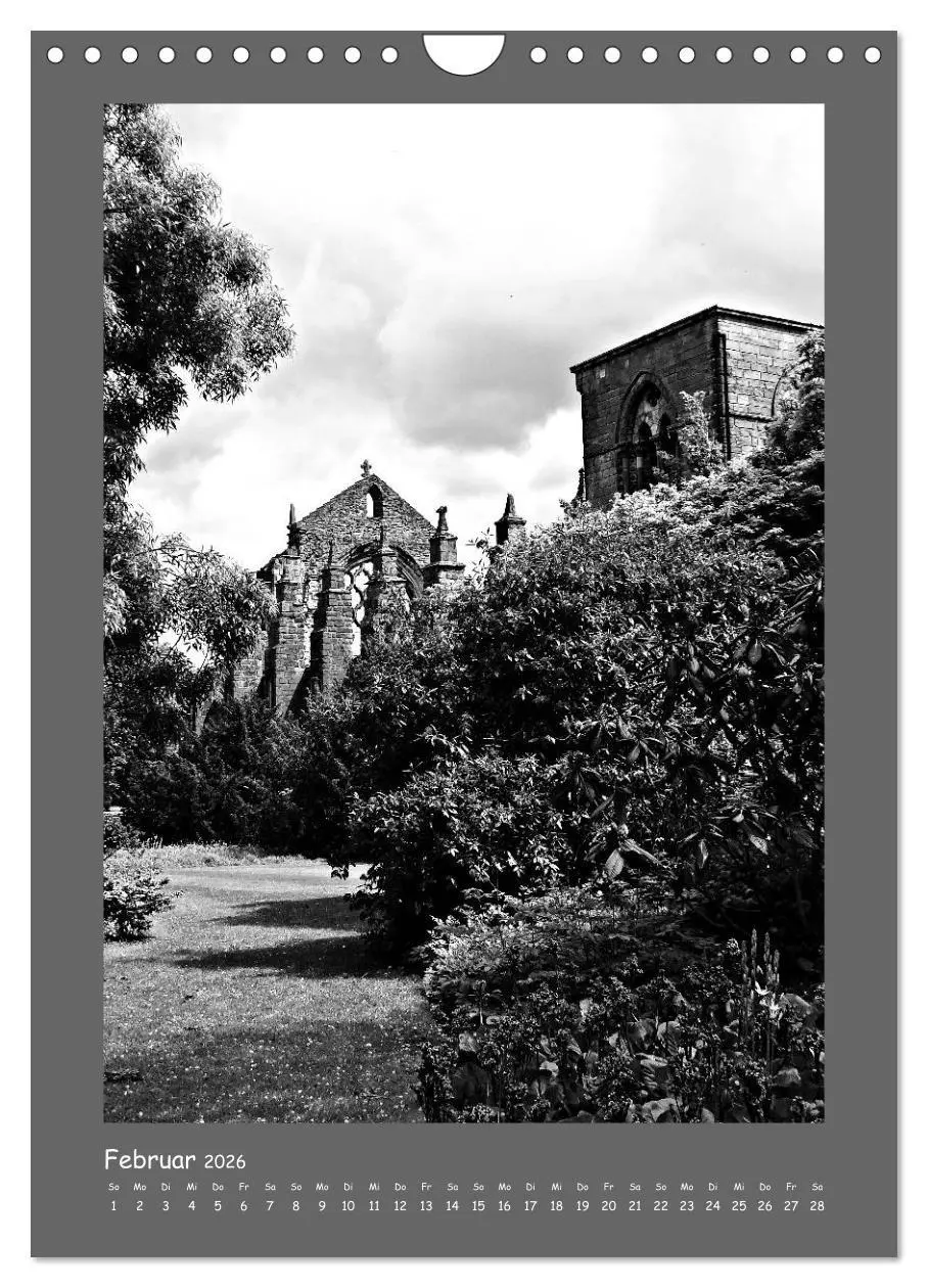 Bild: 9783516680287 | Edinburgh in schwarzweiß (Wandkalender 2026 DIN A4 hoch), CALVENDO...