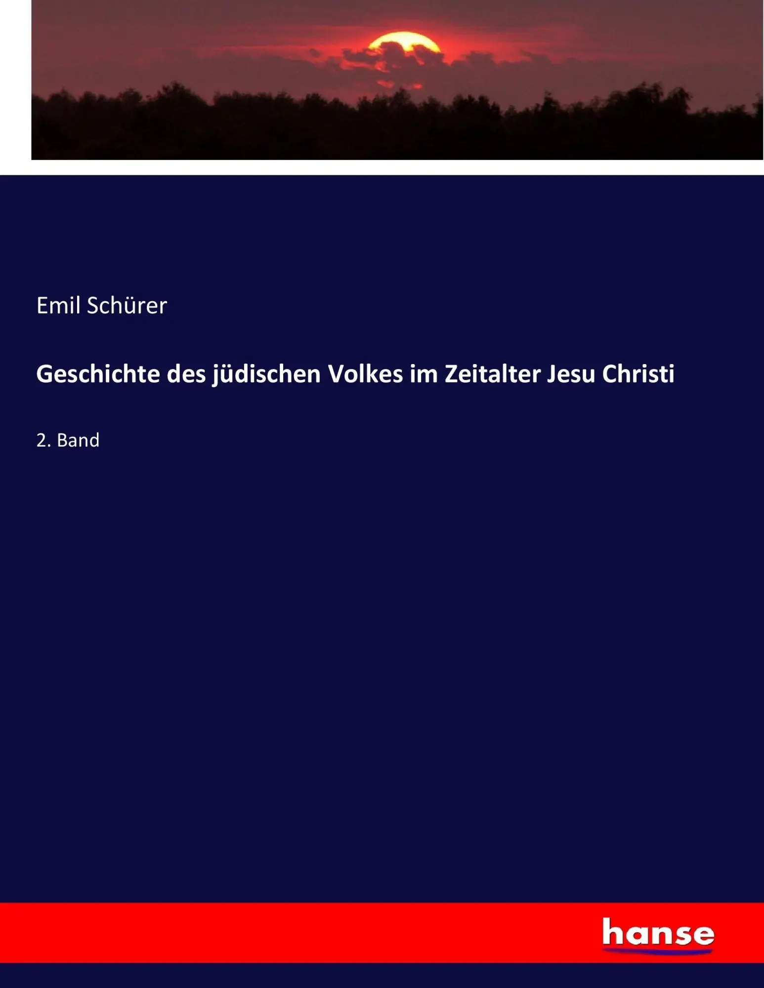 Cover: 9783743600287 | Geschichte des jüdischen Volkes im Zeitalter Jesu Christi | 2. Band