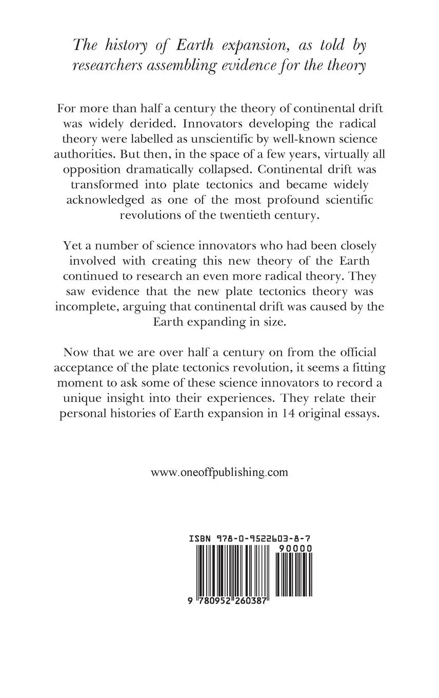 Rückseite: 9780952260387 | The Hidden History of Earth Expansion | Stephen William Hurrell | Buch
