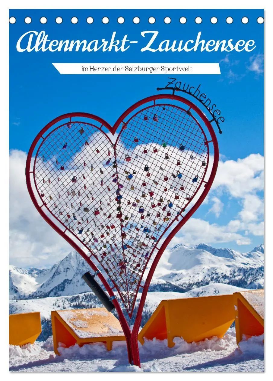 Cover: 9783516290387 | Altenmarkt-Zauchensee (Tischkalender 2026 DIN A5 hoch), CALVENDO...