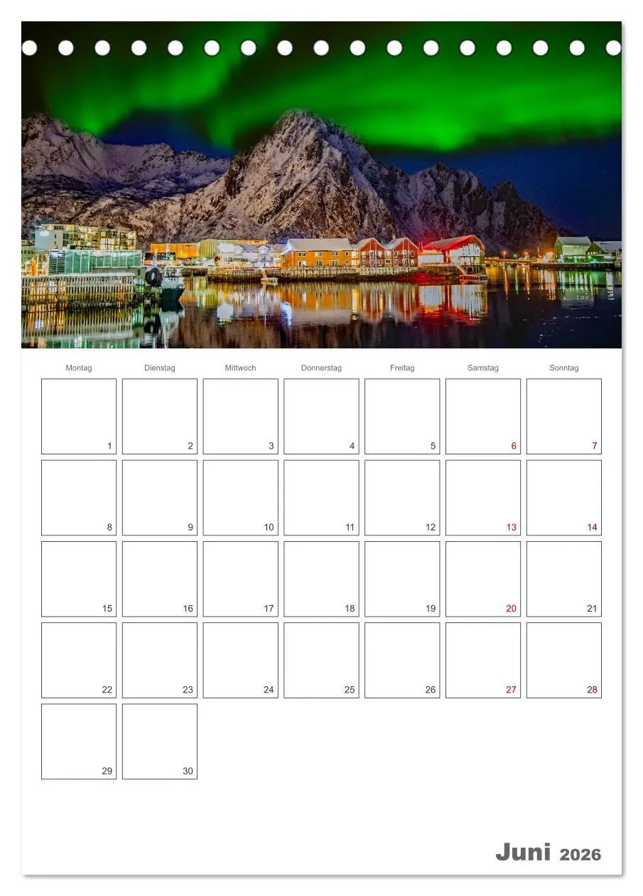 Bild: 9783516360387 | Die Küste Norwegens - Terminplaner (Tischkalender 2026 DIN A5...