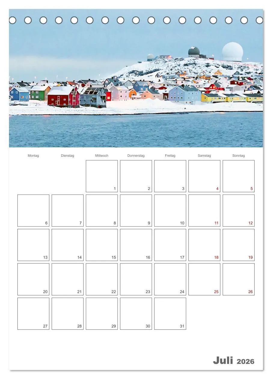 Bild: 9783516360387 | Die Küste Norwegens - Terminplaner (Tischkalender 2026 DIN A5...