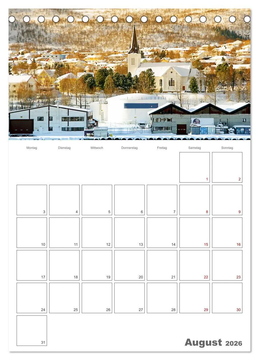 Bild: 9783516360387 | Die Küste Norwegens - Terminplaner (Tischkalender 2026 DIN A5...
