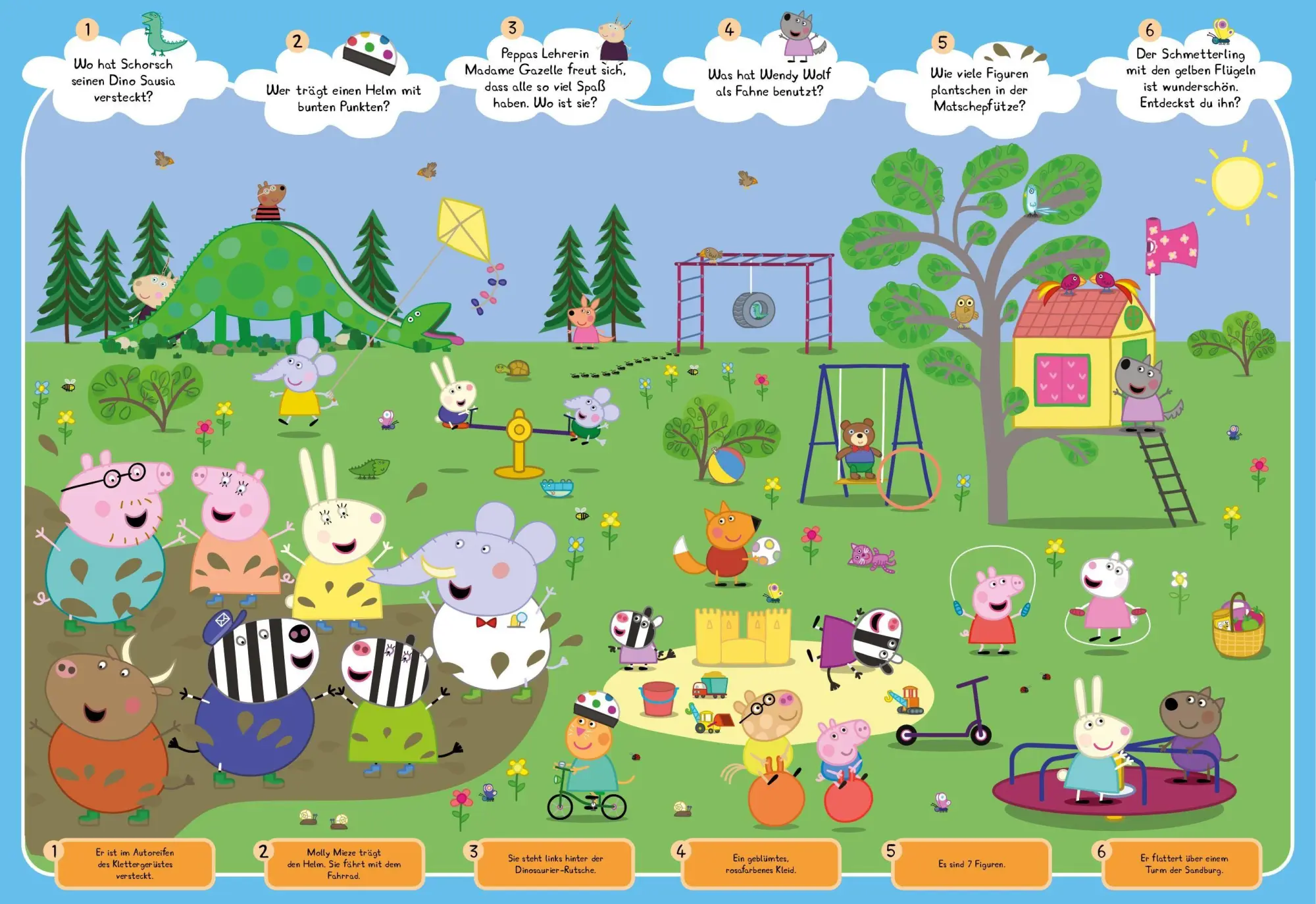 Bild: 9783849930387 | Wimmelbuch Peppa Pig | Mit Rätselspaß I Ab 3 Jahren | Buch | 10 S.