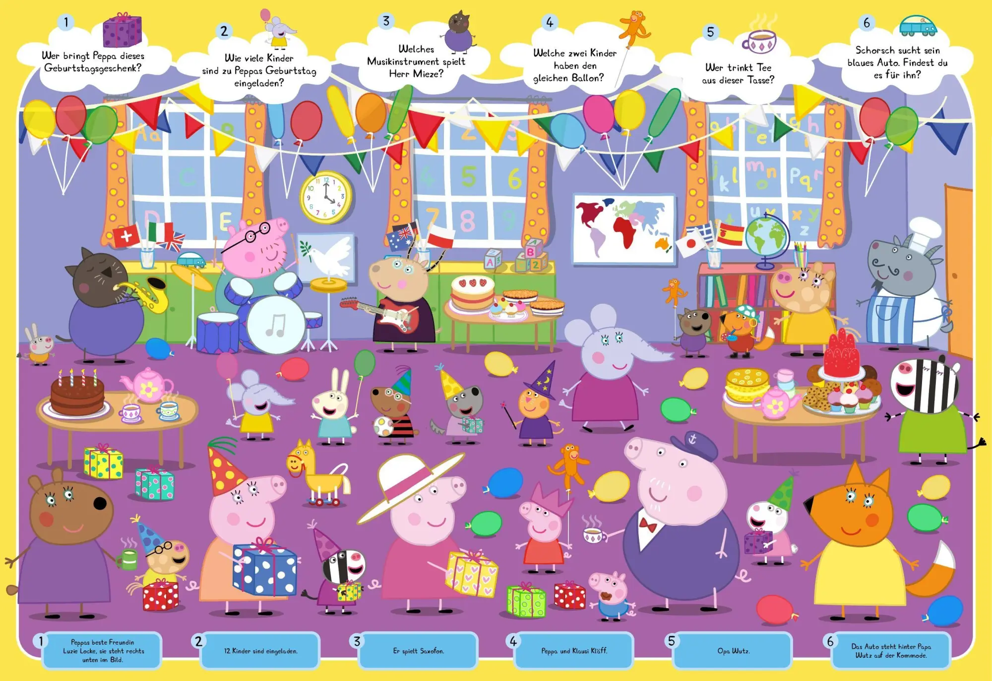 Bild: 9783849930387 | Wimmelbuch Peppa Pig | Mit Rätselspaß I Ab 3 Jahren | Buch | 10 S.