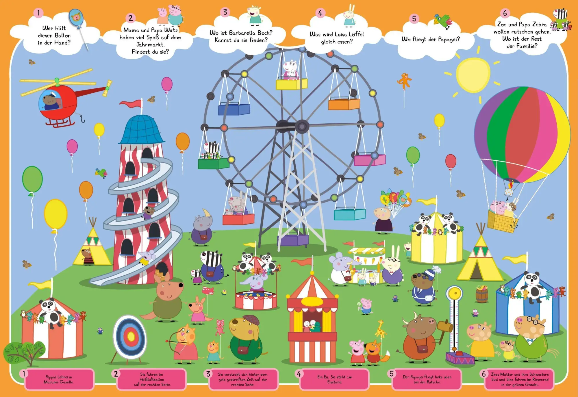 Bild: 9783849930387 | Wimmelbuch Peppa Pig | Mit Rätselspaß I Ab 3 Jahren | Buch | 10 S.