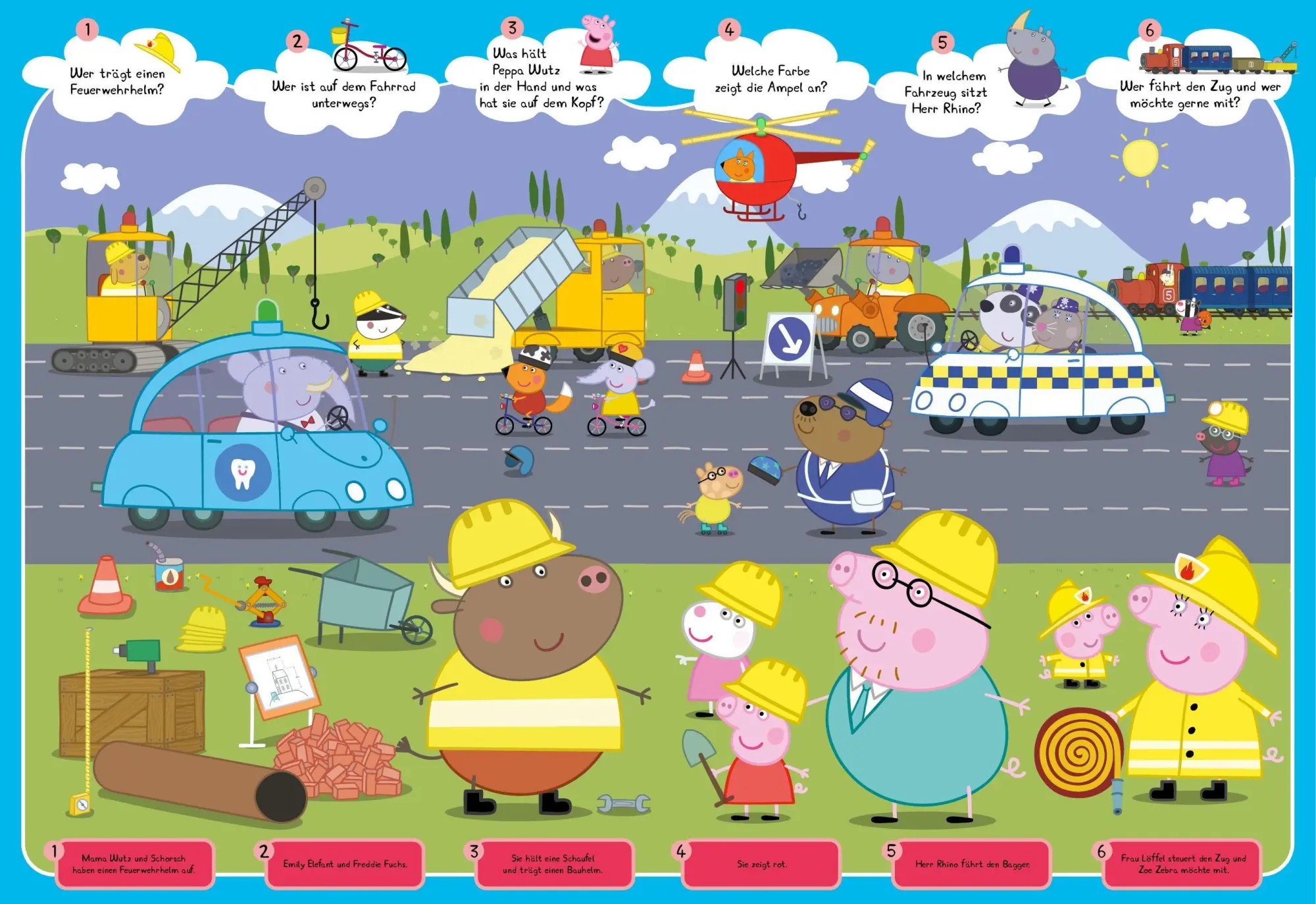 Bild: 9783849930387 | Wimmelbuch Peppa Pig | Mit Rätselspaß I Ab 3 Jahren | Buch | 10 S.