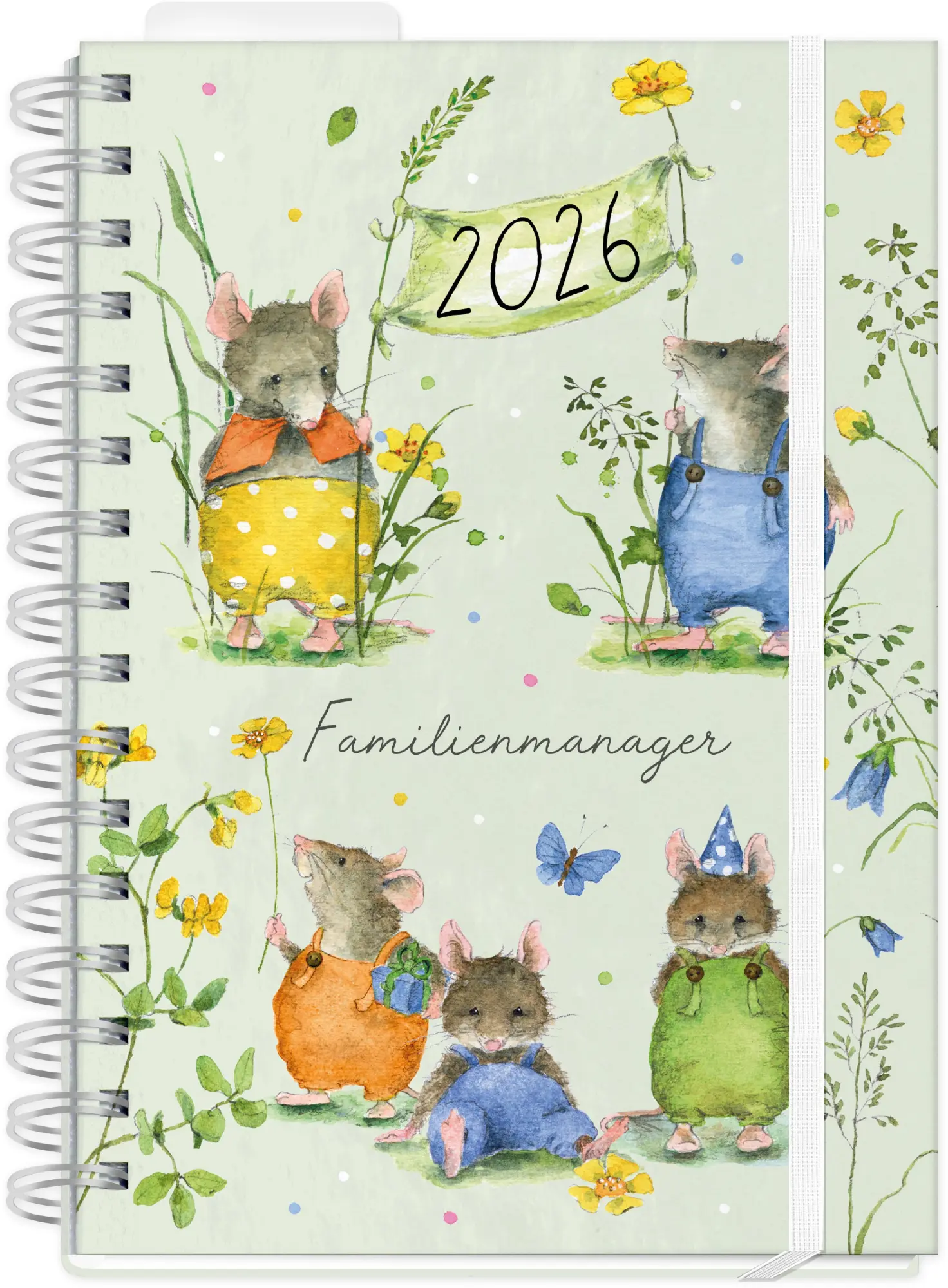 Cover: 9783911060387 | Familienmanager 2026 | Erdmännchen | Daniela Drescher | Kalender