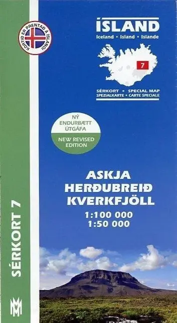 Cover: 9789979330387 | Island Serkort 07 Herdubreid - Askja 1 : 100 000 | (Land-)Karte | 2009