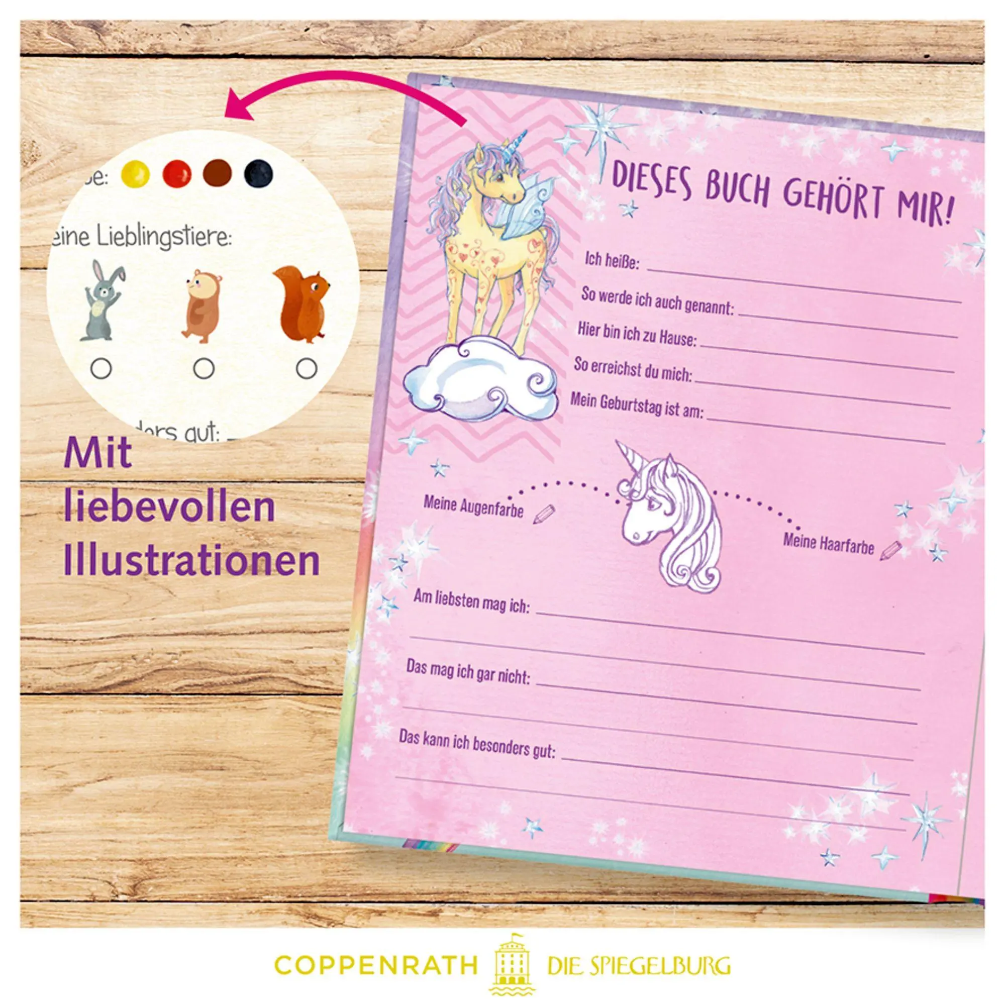 Bild: 4050003720487 | Freundebuch - Einhorn-Paradies - Meine Freunde | Monika Finsterbusch