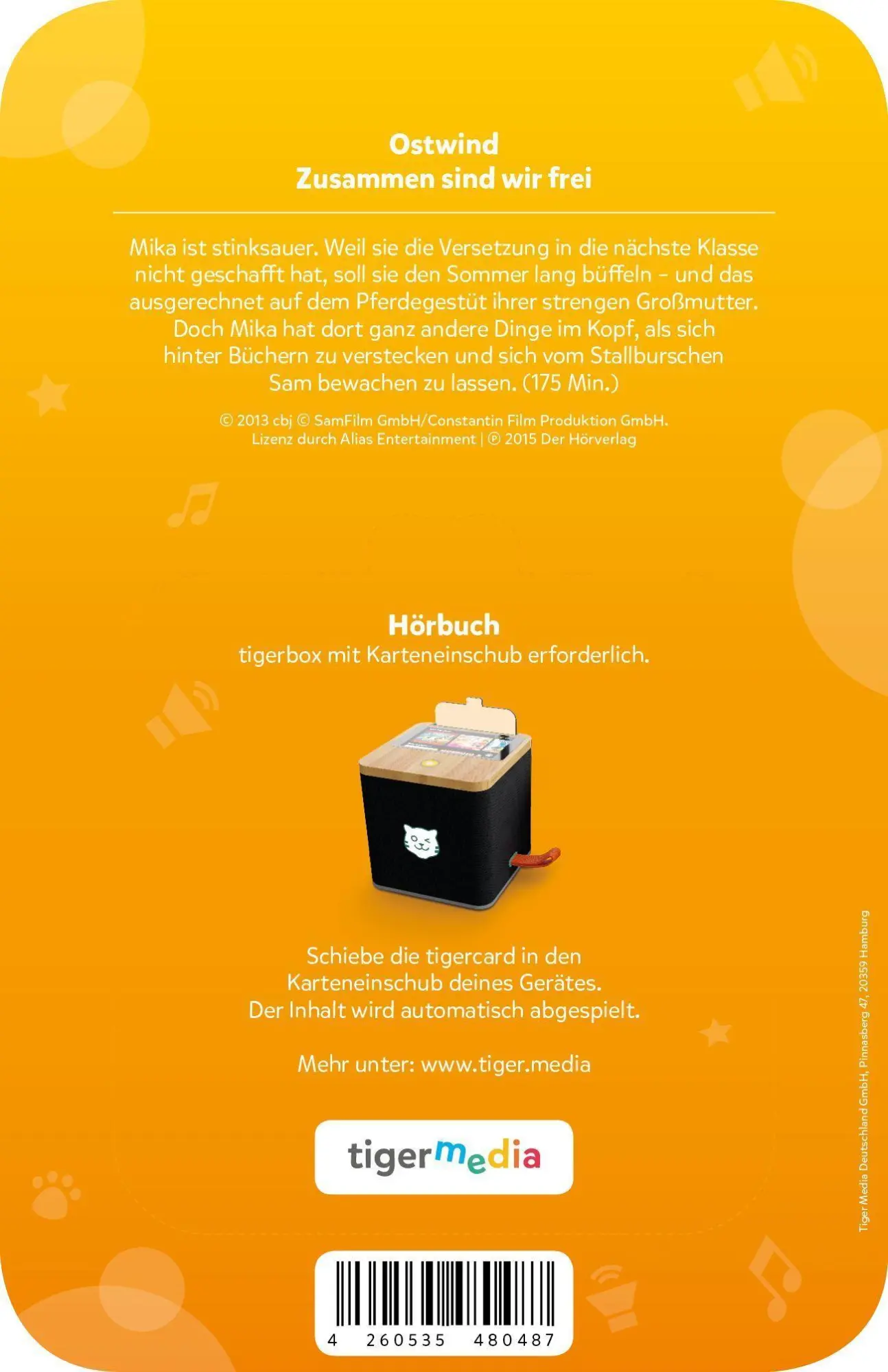 Bild: 4260535480487 | tigercard - Ostwind 1: Zusammen sind wir frei - Die Lesung | Deutsch
