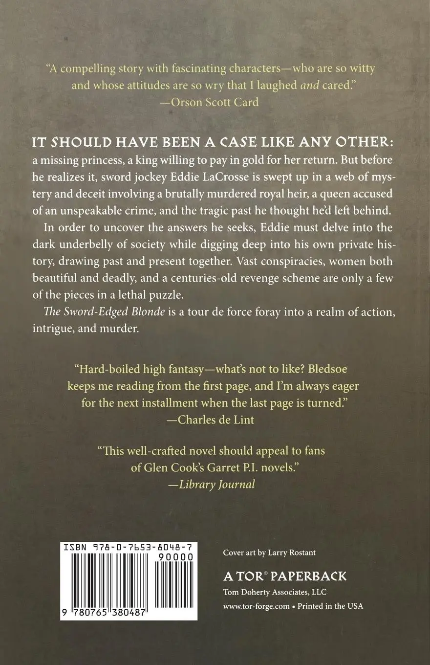 Rückseite: 9780765380487 | SWORD-EDGED BLONDE | Alex Bledsoe | Taschenbuch | Englisch | 2015