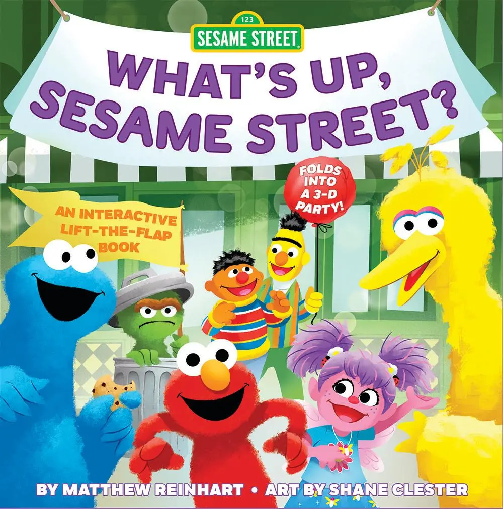 Cover: 9781419770487 | What's Up, Sesame Street? (A Pop Magic Book) | Folds into a 3-D Party!