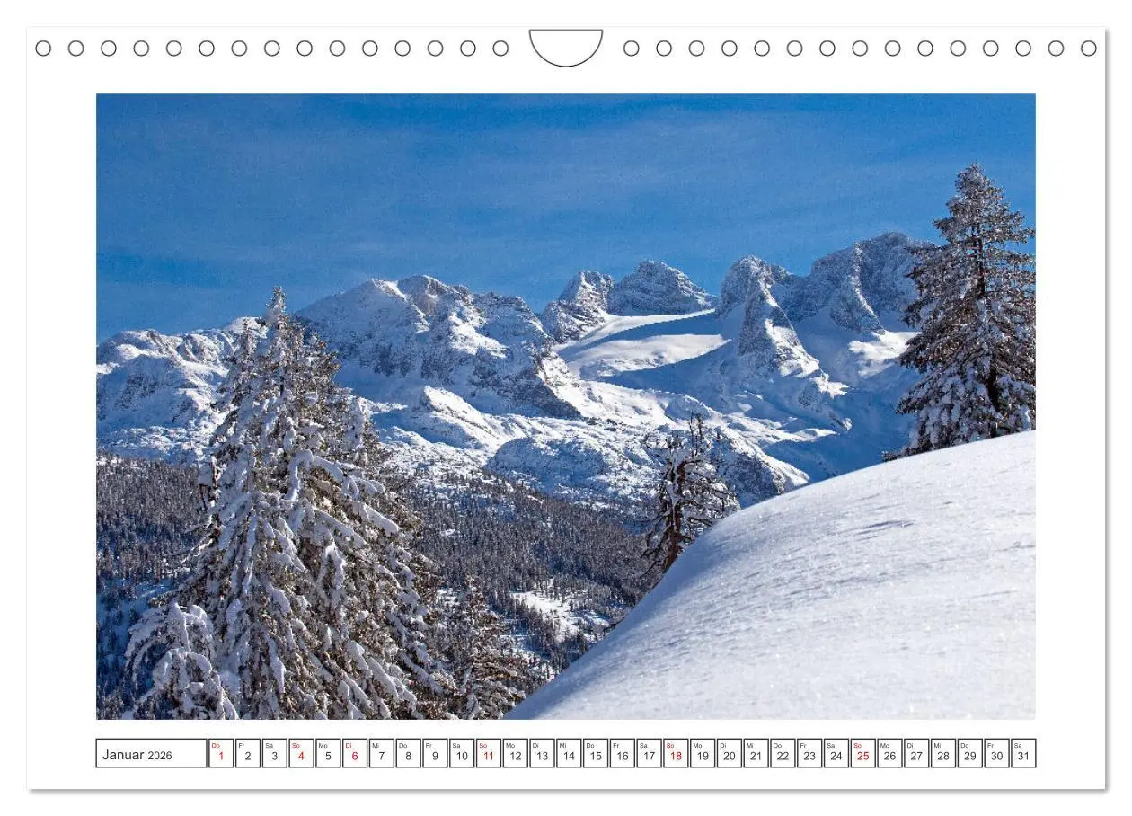 Bild: 9783457330487 | Herzliche Grüße aus Gosau (Wandkalender 2026 DIN A4 quer), CALVENDO...