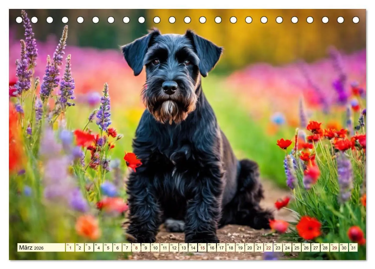 Bild: 9783457400487 | Schnauzer - vielseitige Allrounder (Tischkalender 2026 DIN A5...