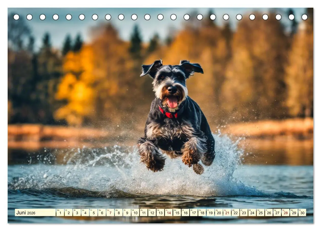 Bild: 9783457400487 | Schnauzer - vielseitige Allrounder (Tischkalender 2026 DIN A5...