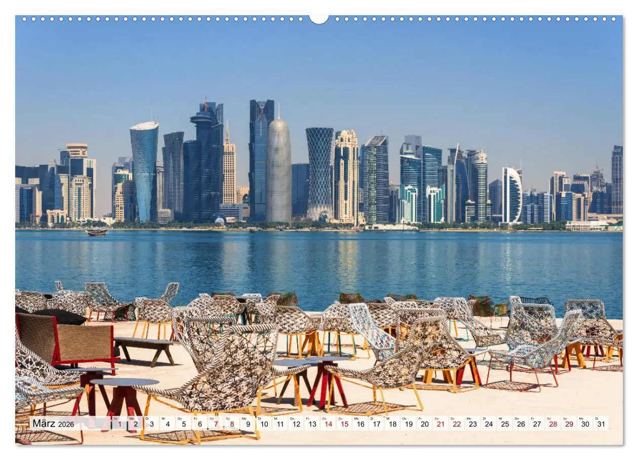 Bild: 9783457710487 | Doha - Hauptstadt von Katar (Wandkalender 2026 DIN A2 quer),...