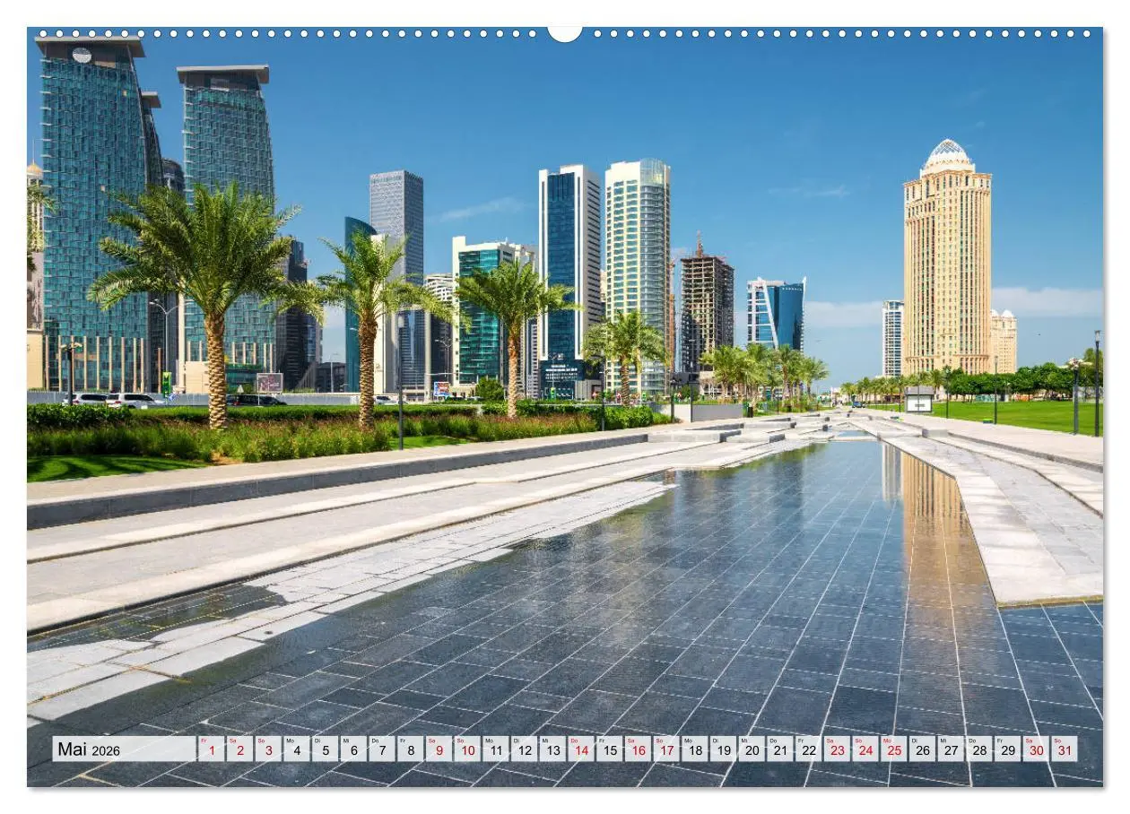 Bild: 9783457710487 | Doha - Hauptstadt von Katar (Wandkalender 2026 DIN A2 quer),...
