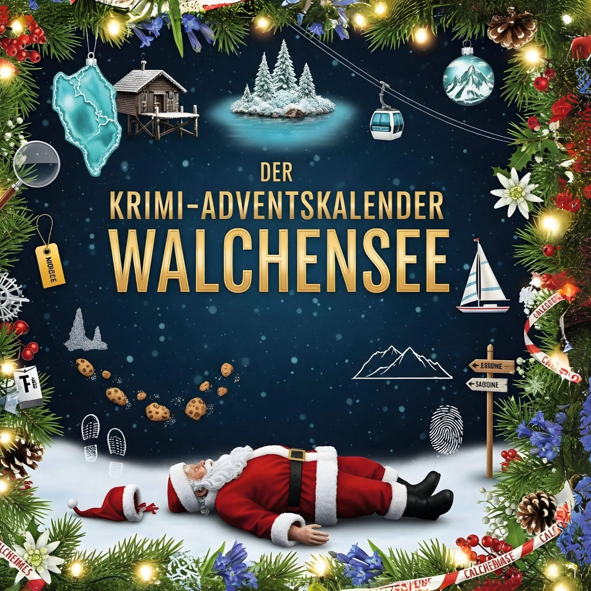 Cover: 9783695310487 | Der Krimi-Adventskalender Walchensee | Mordsverdächtig in 24 Akten