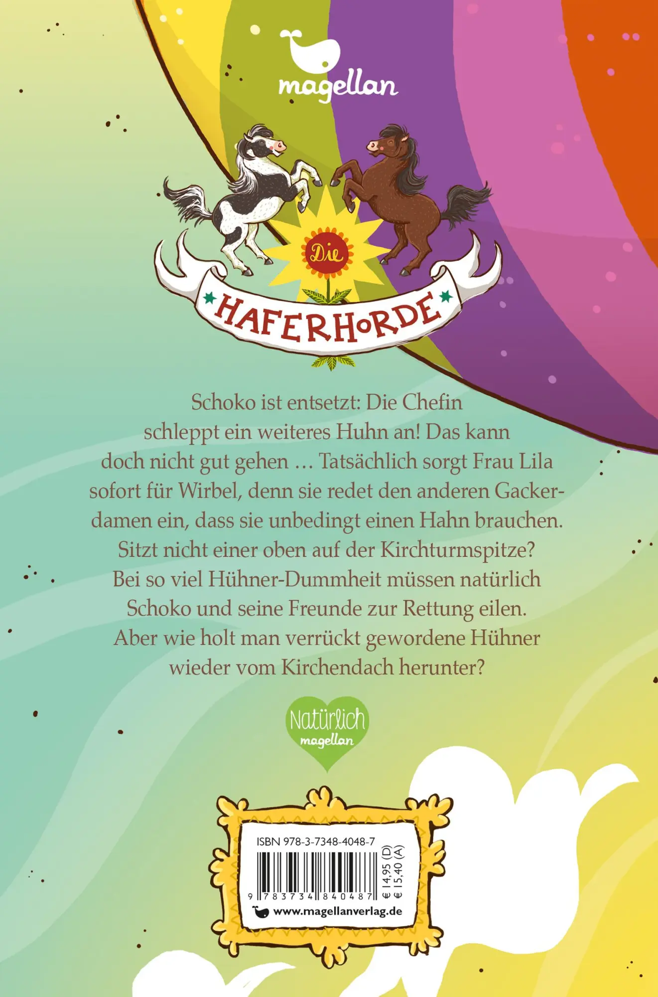 Rückseite: 9783734840487 | Die Haferhorde - Ponypiloten heben ab | Suza Kolb | Buch | 160 S.