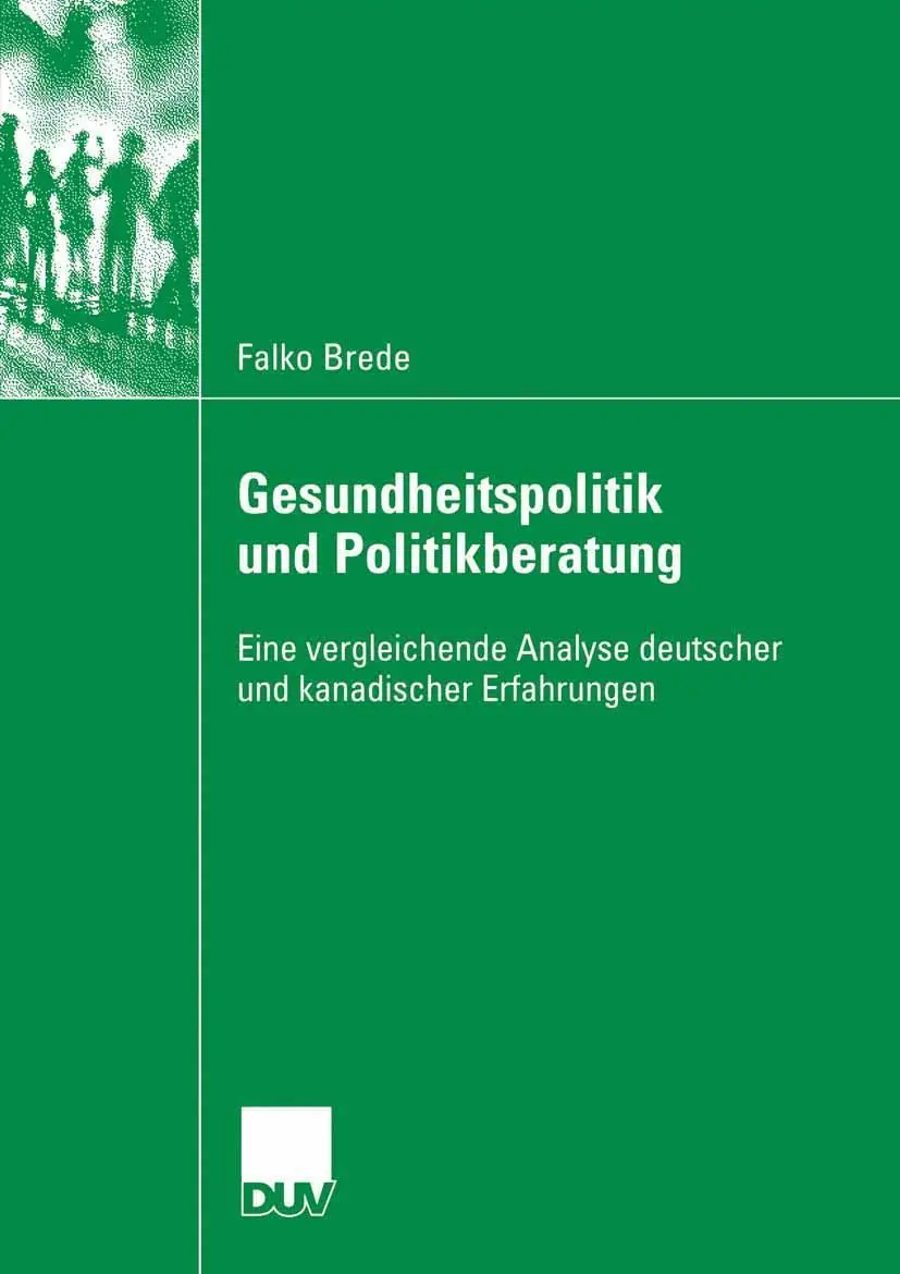 Cover: 9783835060487 | Gesundheitspolitik und Politikberatung | Falko Brede | Taschenbuch