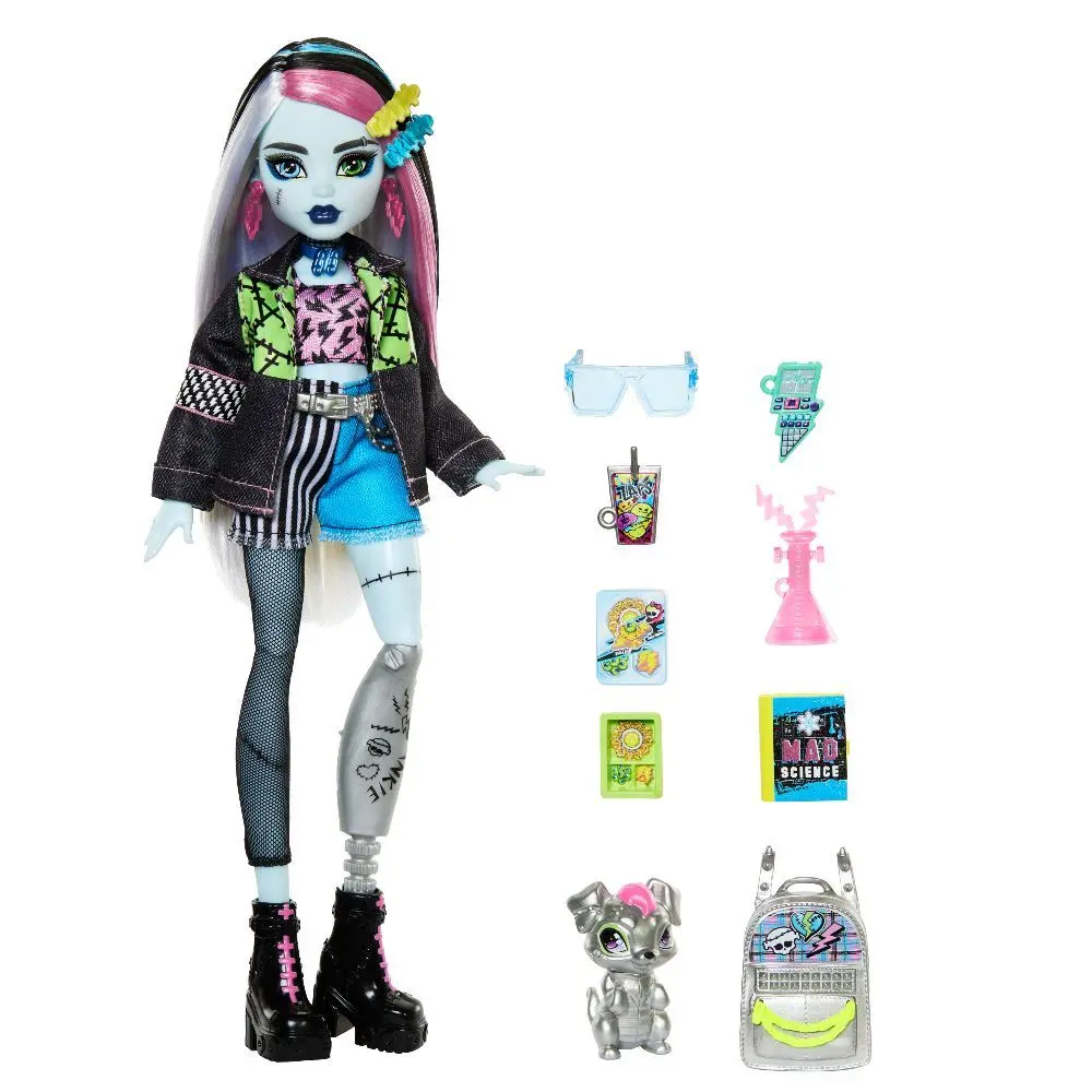 Bild: 194735230587 | Monster High Frankie Puppe | Blister | HXH73 | 2024 | Mattel