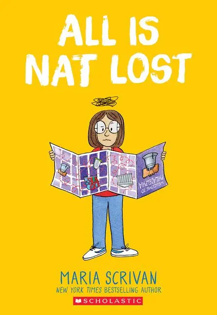 Cover: 9781338890587 | All Is Nat Lost: A Graphic Novel (Nat Enough #5) | Volume 5 | Scrivan