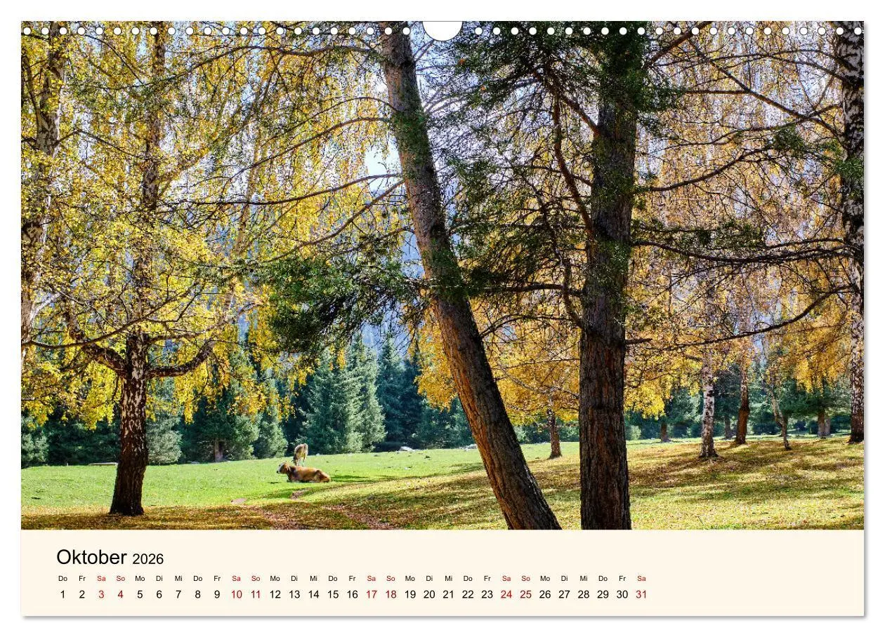 Bild: 9783457490587 | Kirgistan - Traumhafte Landschaften (Wandkalender 2026 DIN A3...