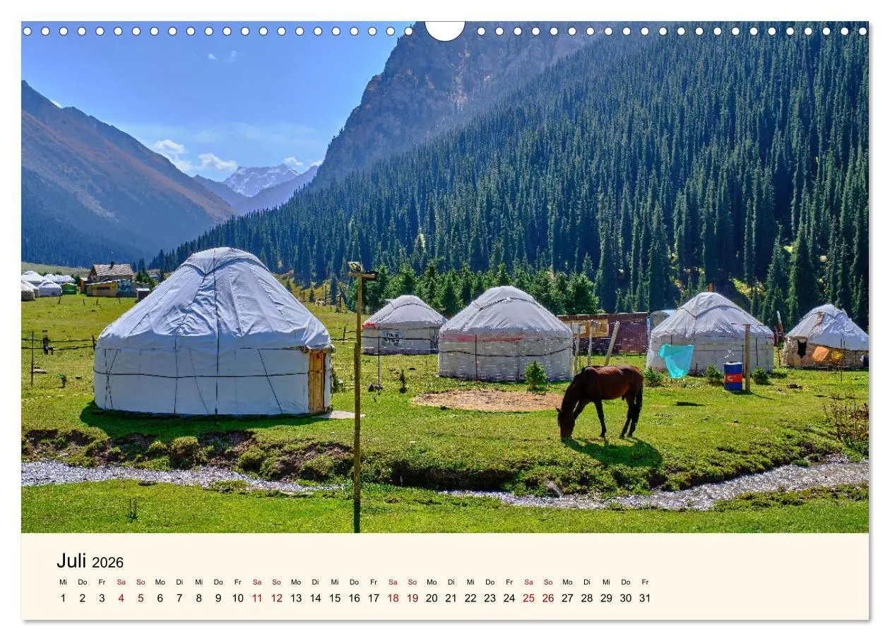 Bild: 9783457490587 | Kirgistan - Traumhafte Landschaften (Wandkalender 2026 DIN A3...