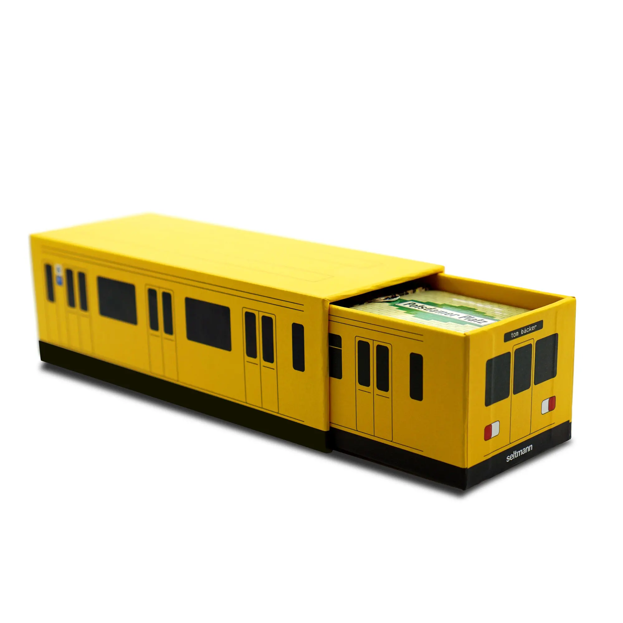 Bild: 9783949070587 | Berliner U-Bahn Memospiel | 36 Berliner U-Bahn-Stationen | Spiel