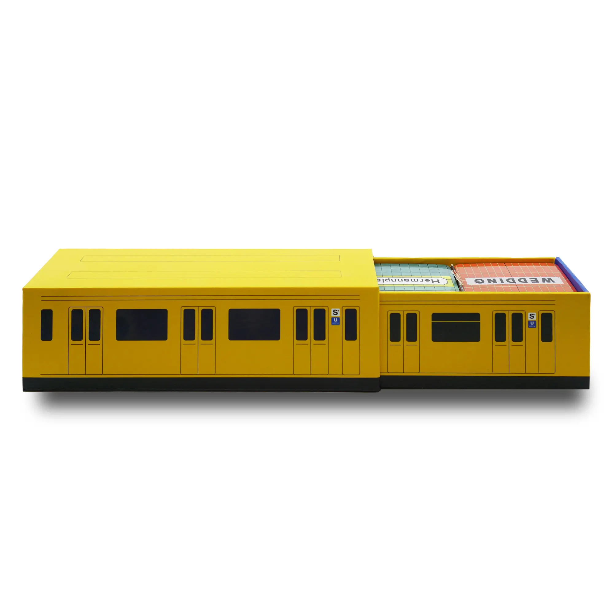 Bild: 9783949070587 | Berliner U-Bahn Memospiel | 36 Berliner U-Bahn-Stationen | Spiel