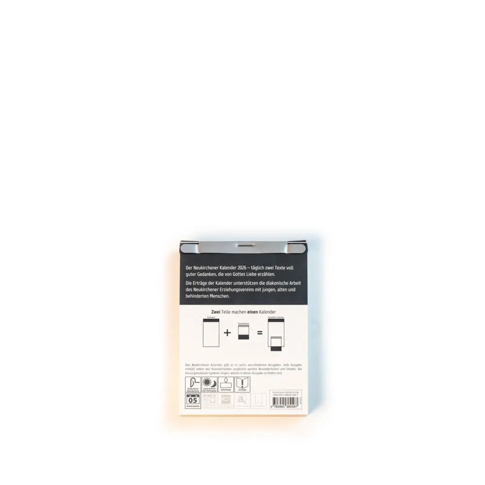 Bild: 9783965360587 | Neukirchener Kalender 2026 - Abreißkalender mit Rückwand | Kalender