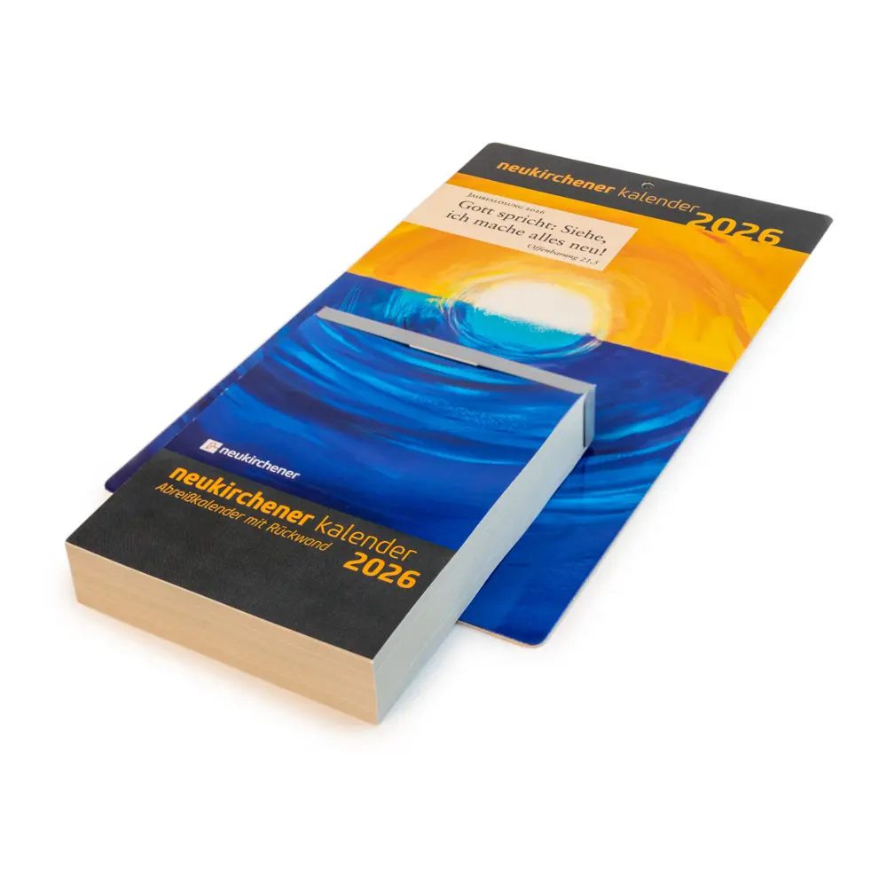 Bild: 9783965360587 | Neukirchener Kalender 2026 - Abreißkalender mit Rückwand | Kalender