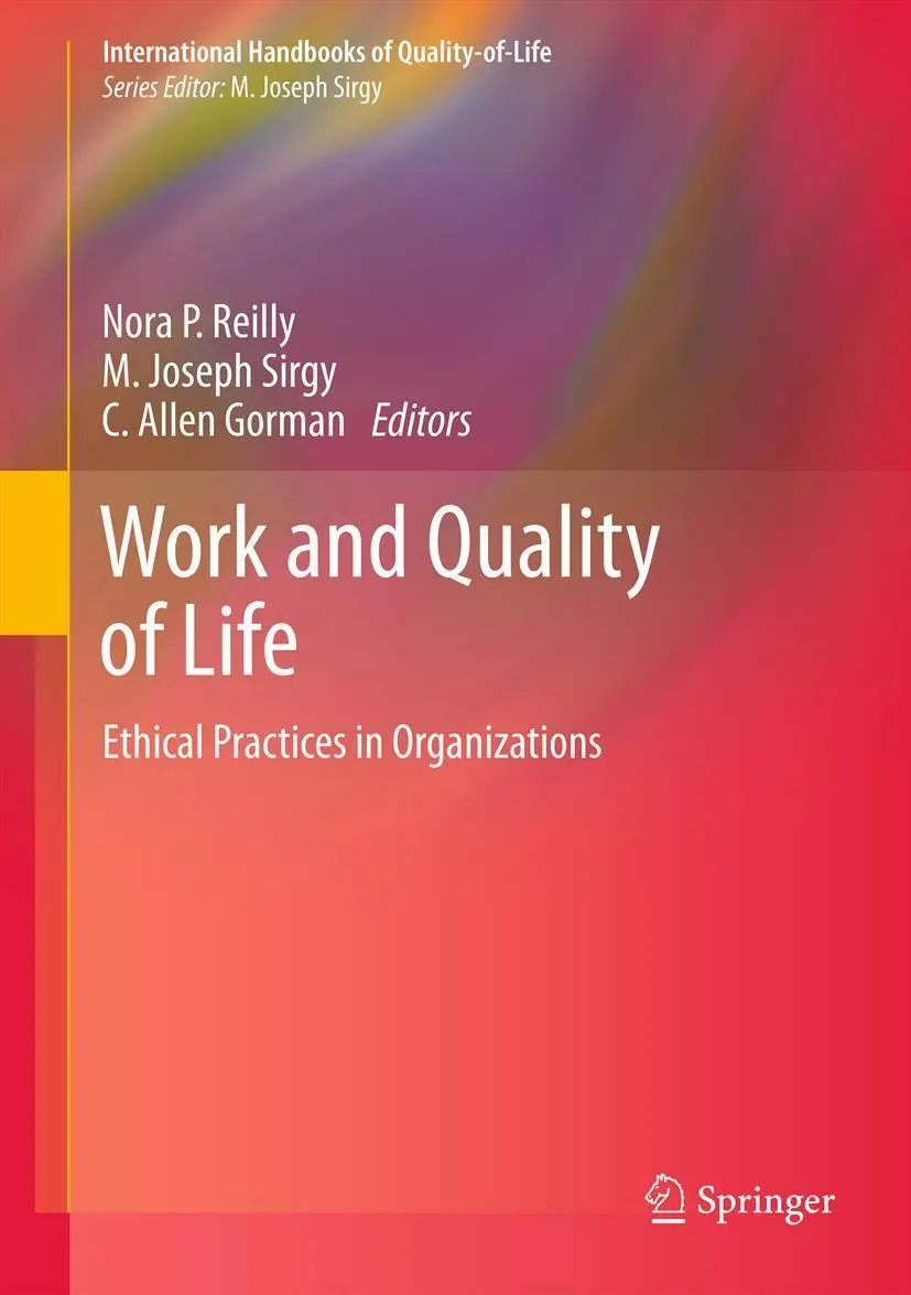 Cover: 9789400740587 | Work and Quality of Life | Ethical Practices in Organizations | Buch