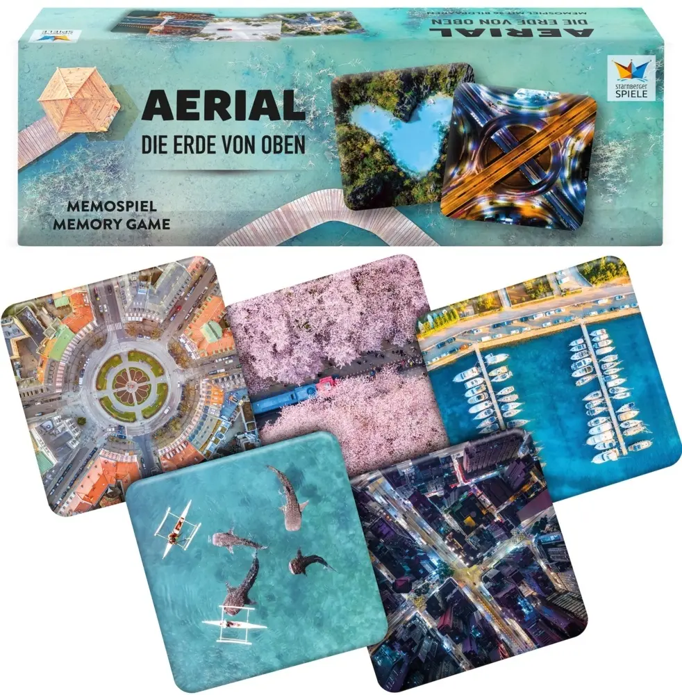 Bild: 4260472860687 | AERIAL - Memospiel | Die Erde von oben | Tanja Philippeit | Spiel
