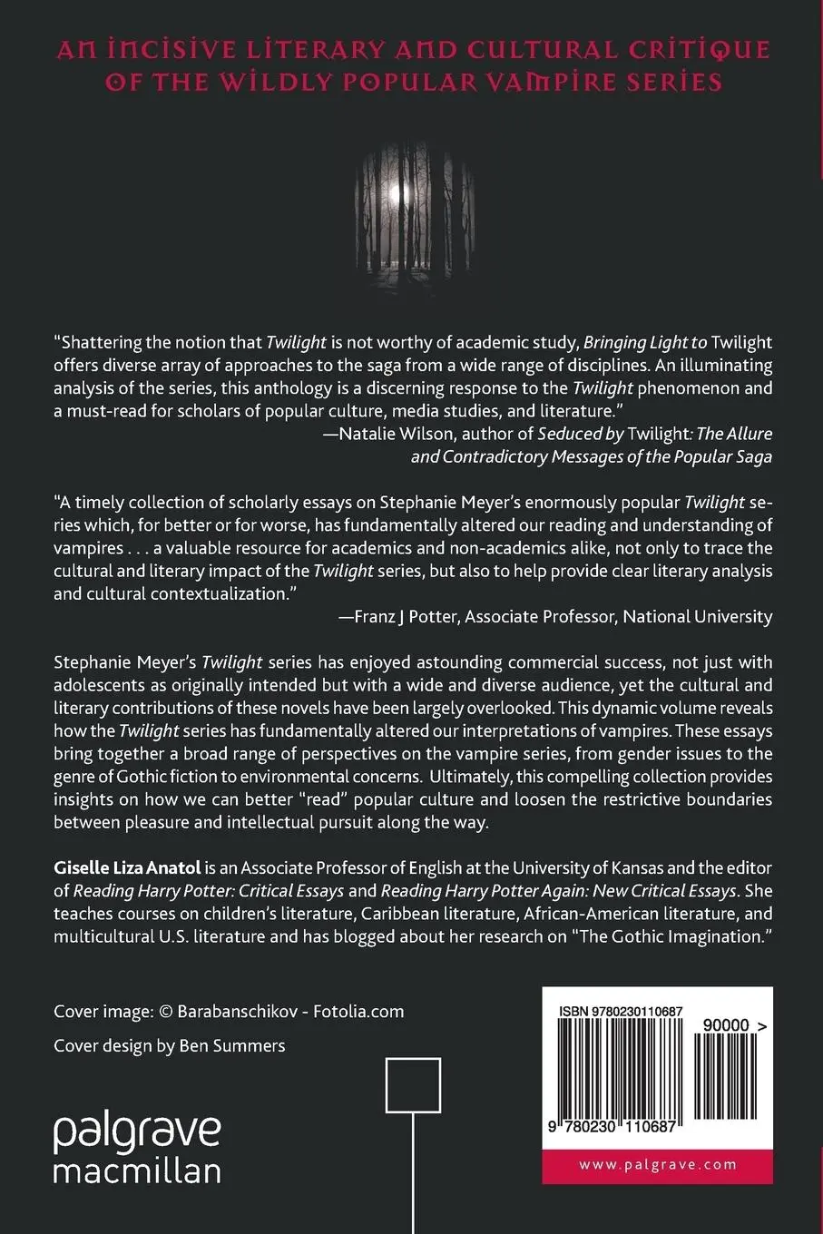 Rückseite: 9780230110687 | Bringing Light to Twilight | Perspectives on a Pop Culture Phenomenon