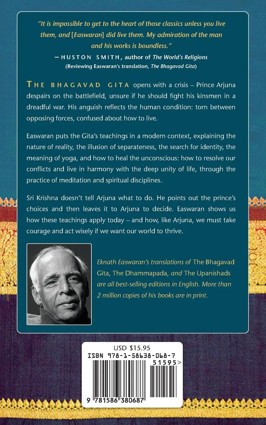 Rückseite: 9781586380687 | Essence of the Bhagavad Gita | Eknath Easwaran | Taschenbuch | 2011