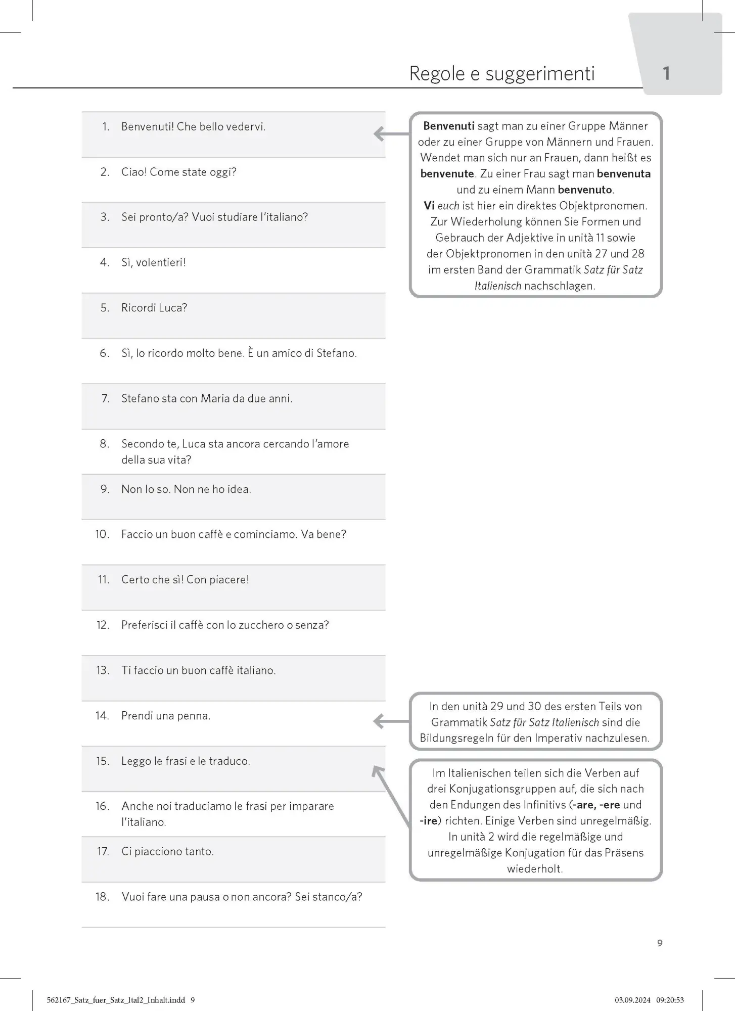 Bild: 9783125660687 | PONS Satz für Satz Italienisch A2 | Taschenbuch | 160 S. | Deutsch