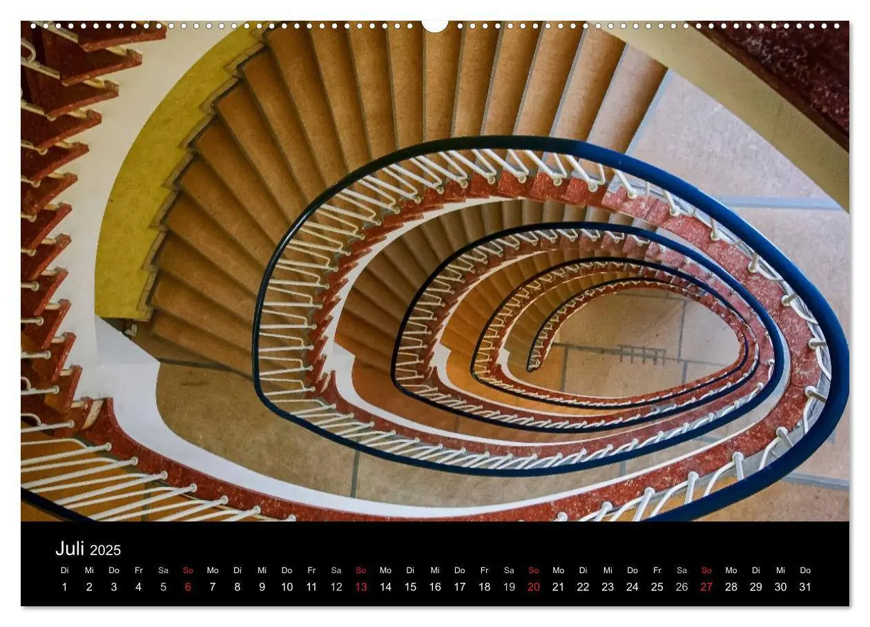 Bild: 9783435600687 | Faszination Treppen (Wandkalender 2025 DIN A2 quer), CALVENDO...