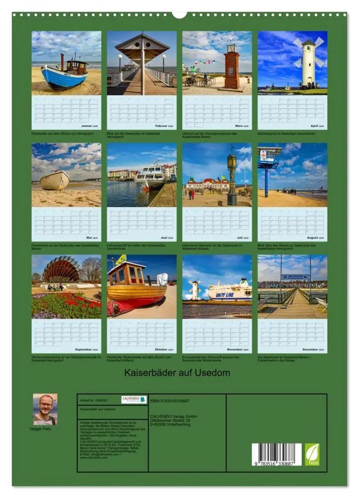Bild: 9783516330687 | Kaiserbäder auf Usedom (hochwertiger Premium Wandkalender 2026 DIN...