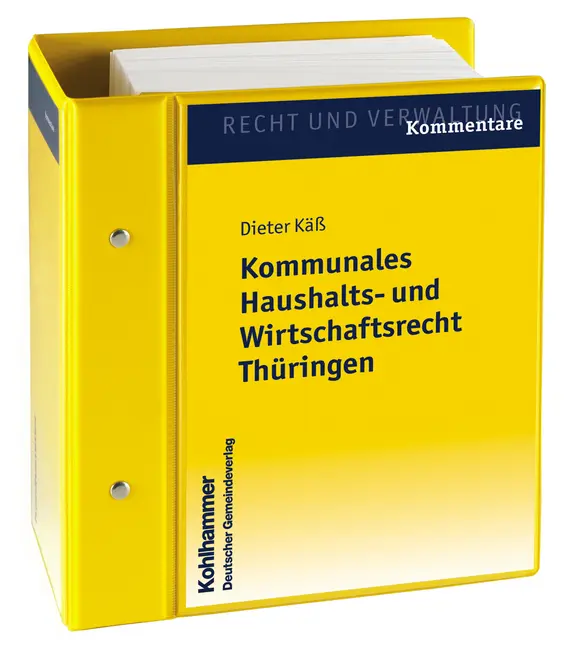 Cover: 9783555560687 | Kommunales Haushalts- und Wirtschaftsrecht Thüringen | Dieter Käß