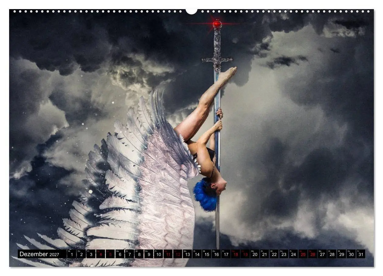 Bild: 9783569800687 | Pole Dance Engel (Wandkalender 2027 DIN A2 quer), CALVENDO...
